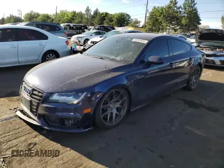 2014 Audi S7 Prestige with VIN WAUW2AFC2EN095373, listed as a Copart auction lot 60253834 with 104,657 mi miles and Clean Title. Bid and sale history available at carsss.com. Image 1.
