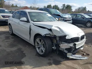2017 BMW 3 Series 330i xDrive with VIN WBA8D9G34HNU61953, listed as a IAAI auction lot 41768524 with 89,559 mi miles. Bid and sale history available at carsss.com. Image 1.
