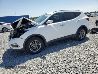 2017 Hyundai Santa Fe 2.4L with VIN 5NMZU3LB4HH009984, listed as a Copart auction lot 52555695 with 36,704 mi miles and Salvage title. Bid and sale history available at DreamBid. Image 1.