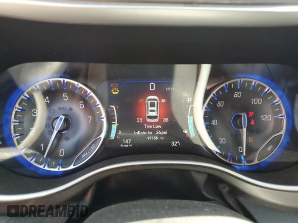 2021 Chrysler Pacifica Touring L with VIN 2C4RC1BG3MR528173, listed as a Copart auction lot 50229055 with 97,158 mi miles and Salvage Title. Bid and sale history available at DreamBid. Image 9.