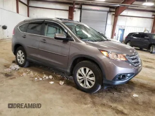 2013 Honda CR-V EX-L with VIN 5J6RM4H70DL067846, listed as a Copart auction lot 52144845 with 112,599 mi miles and Salvage Title. Bid and sale history available at carsss.com. Image 4.
