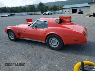 1975 Chevrolet Corvette with VIN 1Z37J5S433144, listed as a Copart auction lot 67254065 with 57,154 mi miles and Clean title. Bid and sale history available at DreamBid. Image 2.
