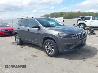 2019 Jeep Cherokee Latitude Plus with VIN 1C4PJMLB4KD139544, listed as a IAAI auction lot 42080636 with 76,715 mi miles and . Bid and sale history available at DreamBid. Image 1.