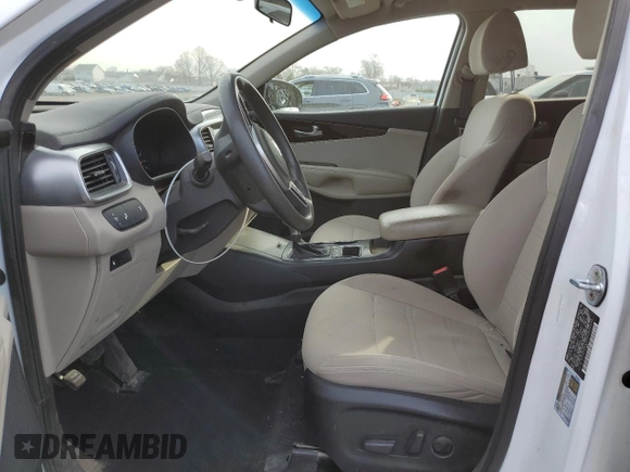 2019 Kia Sorento LX V6 with VIN 5XYPGDA5XKG506332, listed as a Copart auction lot 50985635 with 81,238 mi miles and Salvage Title. Bid and sale history available at carsss.com. Image 7.