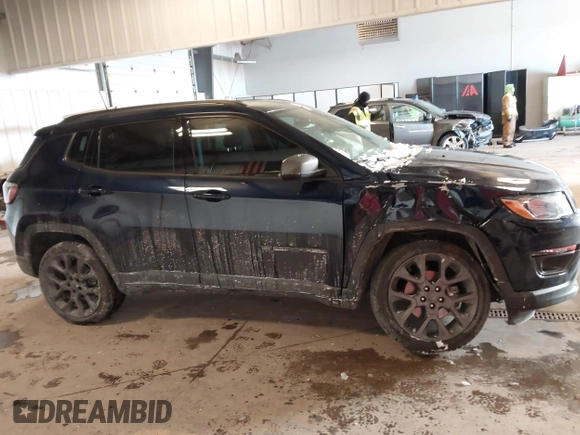 2021 Jeep Compass 80th Anniversary with VIN 3C4NJDEB6MT554317, listed as a IAAI auction lot 41594021 with 42,517 mi miles and . Bid and sale history available at DreamBid. Image 13.