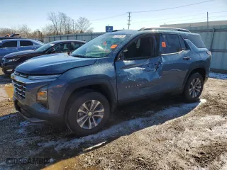 2025 Chevrolet Equinox FWD LT with VIN 3GNAXHEG2SL162052, listed as a Copart auction lot 47305735 with 1,038 mi miles and Salvage Title. Bid and sale history available at carsss.com. Image 1.