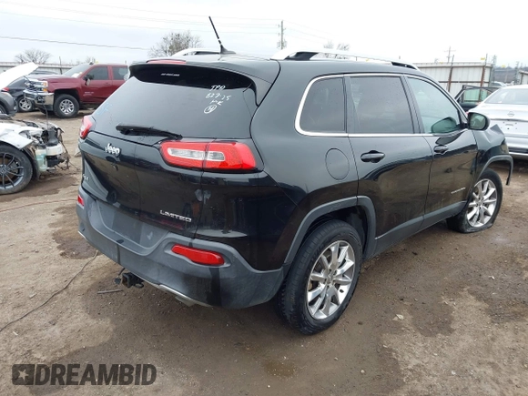 2014 Jeep Cherokee Limited z VIN 1C4PJMDS3EW152969, wystawiony jako IAAI lot #41541632 z przebiegiem 167 706 mil mil oraz . Historia ofert i sprzedaży dostępna na DreamBid. Obrazek 4.