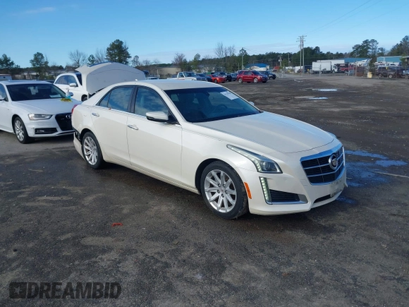 2014 Cadillac CTS Sedan RWD with VIN 1G6AP5SX2E0128760, listed as a IAAI auction lot 41719528 with 101,916 mi miles. Bid and sale history available at carsss.com. Image 1.