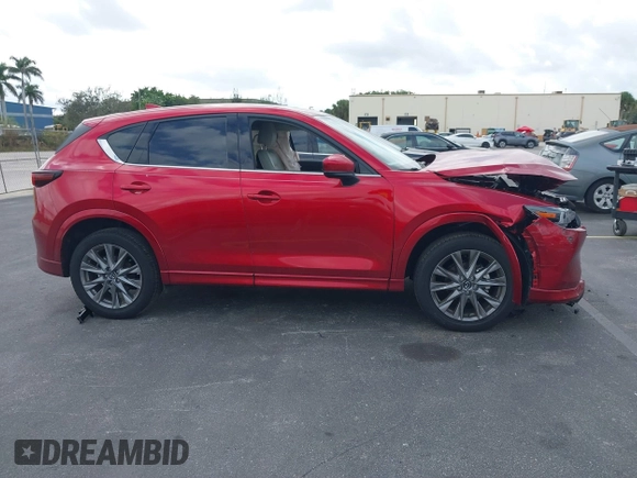 2024 Mazda CX-5 2.5 S Premium Package with VIN JM3KFBDL2R0534659, listed as a IAAI auction lot 41607262 with 5,442 mi miles. Bid and sale history available at carsss.com. Image 13.