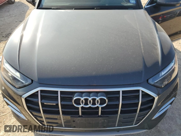 2021 Audi Q5 with VIN WA1AABFY1M2107377, listed as a Copart auction lot 44348435 with 86,408 mi miles and Salvage title. Bid and sale history available at DreamBid. Image 11.
