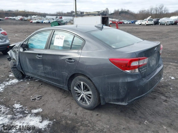 2019 Subaru Impreza Premium with VIN 4S3GKAC61K3600316, listed as a IAAI auction lot 41607912 with 113,327 mi miles. Bid and sale history available at carsss.com. Image 3.