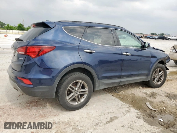 2017 Hyundai Santa Fe 2.4L z VIN 5XYZU3LB4HG401163, wystawiony jako Copart lot #57504375 z przebiegiem 84 964 mil mil oraz Szkoda całkowita • Salvage title. Historia ofert i sprzedaży dostępna na DreamBid. Obrazek 3.