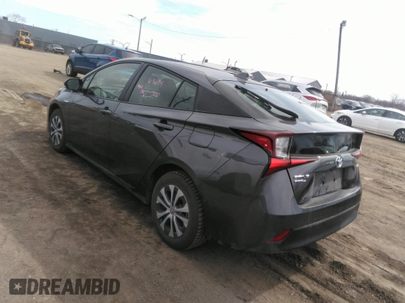 2019 Toyota Prius LE with VIN JTDL9RFU9K3009363, listed as a IAAI auction lot 41812912 with 28,442 mi miles and . Bid and sale history available at DreamBid. Image 3.