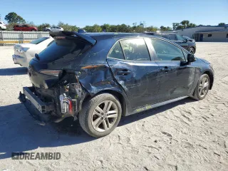2021 Toyota Corolla Hatchback SE with VIN JTNB4MBE8M3110940, listed as a Copart auction lot 81934554 with 103,270 mi miles and Salvage Title. Bid and sale history available at carsss.com. Image 3.