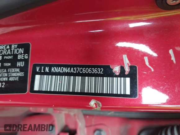 2012 Kia Rio EX z VIN KNADN4A37C6063632, wystawiony jako IAAI lot #42425046 z przebiegiem 206 690 mil mil oraz . Historia ofert i sprzedaży dostępna na DreamBid. Obrazek 9.