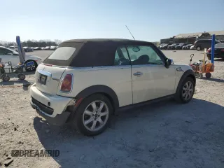 2010 MINI Convertible S z VIN WMWMS3C58ATY50783, wystawiony jako Copart lot #48240035 z przebiegiem 70 110 mil mil oraz Czysty tytuł • Clean title. Historia ofert i sprzedaży dostępna na DreamBid. Obrazek 3.