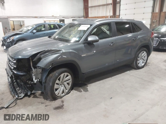 2023 Volkswagen Atlas SE with VIN 1V2KC2CA2PC207030, listed as a IAAI auction lot 42036106 with 38,368 mi miles and . Bid and sale history available at DreamBid. Image 2.