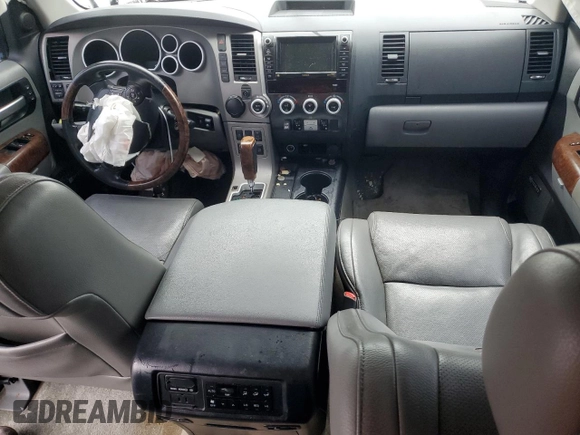 2010 Toyota Sequoia Platinum with VIN 5TDYY5G14AS030012, listed as a Copart auction lot 84198654 with 320,684 mi miles and Salvage Title. Bid and sale history available at carsss.com. Image 8.