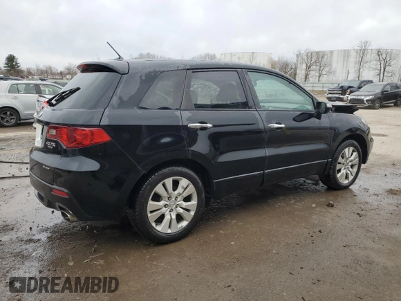 2011 Acura RDX with VIN 5J8TB1H21BA005385, listed as a Copart auction lot 51419405 with 138,376 mi miles and Salvage Title. Bid and sale history available at carsss.com. Image 3.