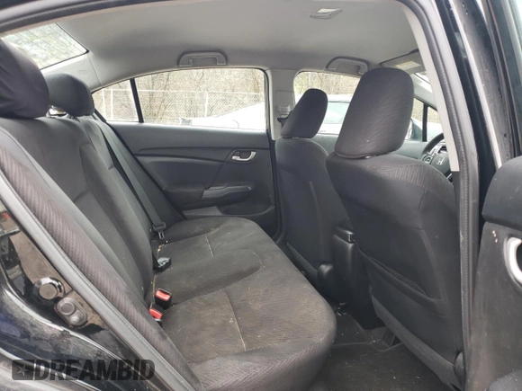 2013 Honda Civic LX z VIN 19XFB2F56DE004635, wystawiony jako Copart lot #51741015 z przebiegiem 104 211 mil mil oraz Czysty tytuł • Clean title. Historia ofert i sprzedaży dostępna na DreamBid. Obrazek 10.