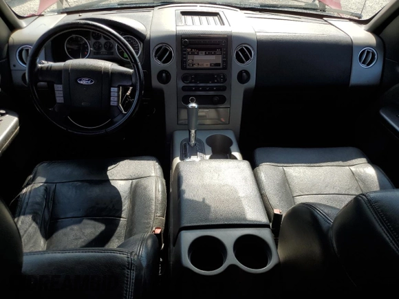 2007 Ford F-150 XLT with VIN 1FTPW14527KC31666, listed as a Copart auction lot 62117875 with 222,888 mi miles and Salvage title. Bid and sale history available at DreamBid. Image 8.