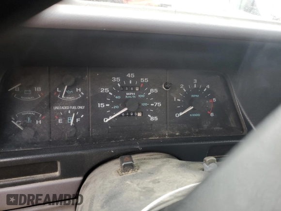 1994 Ford Ranger with VIN 1FTCR11A2RUD35590, listed as a Copart auction lot 42224575 with 61,095 mi miles and Salvage Title. Bid and sale history available at DreamBid. Image 9.