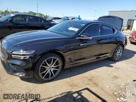 2022 Genesis G70 2.0T z VIN KMTG34TA6NU102387, wystawiony jako Copart lot #57135504 z przebiegiem 15 769 mil mil oraz Szkoda całkowita • Salvage title. Historia ofert i sprzedaży dostępna na DreamBid. Obrazek 1.