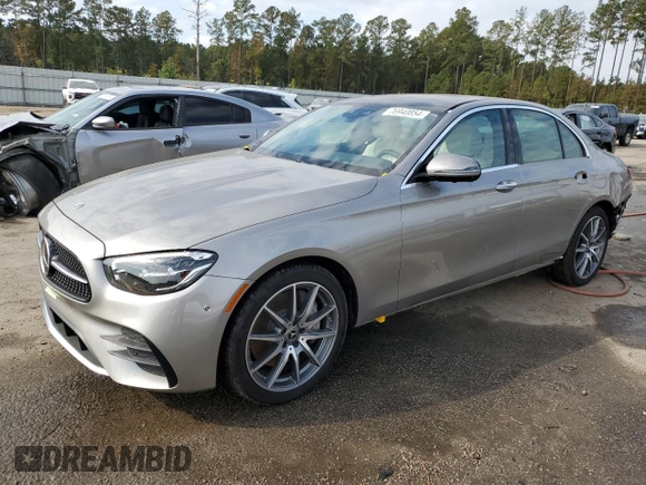 2023 Mercedes-Benz E 450 with VIN W1KZF5KB6PB185466, listed as a Copart auction lot 76940854 with 4,442 mi miles and Clean Title. Bid and sale history available at DreamBid. Image 1.