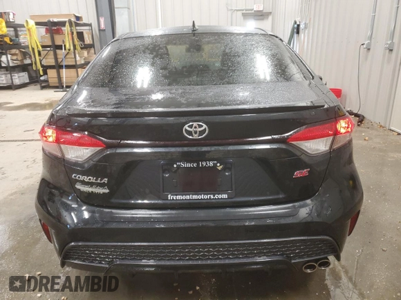 2021 Toyota Corolla SE with VIN JTDM4MCE3MJ065154, listed as a Copart auction lot 76926904 with 23,811 mi miles and Salvage Title. Bid and sale history available at carsss.com. Image 6.