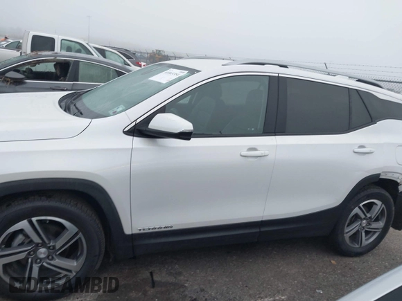 2021 GMC Terrain SLT with VIN 3GKALPEV9ML335473, listed as a IAAI auction lot 41065354 with 44,286 mi miles and . Bid and sale history available at DreamBid. Image 14.