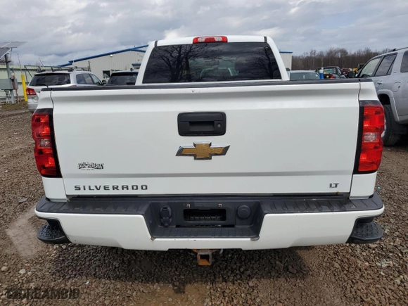 2017 Chevrolet Silverado 1500 LT with VIN 1GCVKREC1HZ244805, listed as a Copart auction lot 50491515 with 145,869 mi miles and Salvage Title. Bid and sale history available at carsss.com. Image 6.