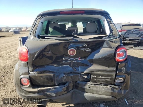 2014 FIAT 500L Lounge with VIN ZFBCFACH4EZ018056, listed as a Copart auction lot 83917684 with 151,664 mi miles and Salvage Title. Bid and sale history available at DreamBid. Image 6.