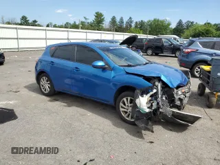 2012 Mazda 3 i Touring with VIN JM1BL1L88C1679005, listed as a Copart auction lot 64215215 with 133,091 mi miles and Salvage title. Bid and sale history available at DreamBid. Image 4.