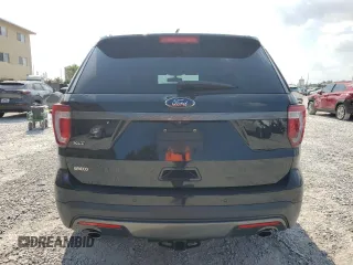 2017 Ford Explorer XLT with VIN 1FM5K7D81HGC29682, listed as a Copart auction lot 53602095 with 102,496 mi miles and Salvage Title. Bid and sale history available at DreamBid. Image 6.