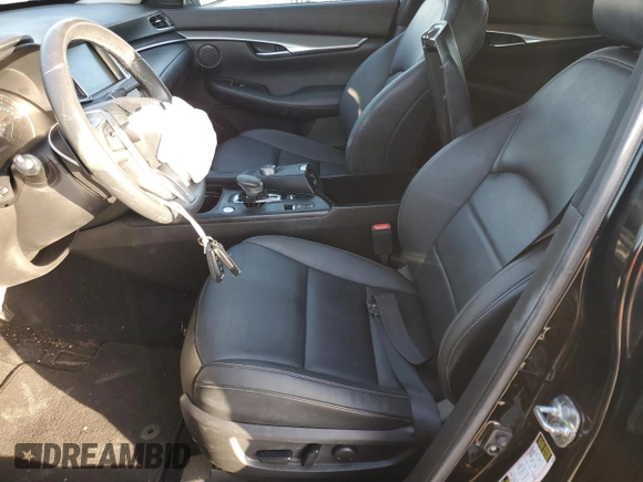 2022 Infiniti QX50 Pure with VIN 3PCAJ5AA9NF117753, listed as a Copart auction lot 56597475 with 30,680 mi miles and Salvage title. Bid and sale history available at DreamBid. Image 7.