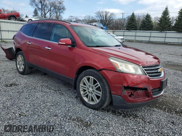 2013 Chevrolet Traverse LT with VIN 1GNKVGKD8DJ219833, listed as a Copart auction lot 53933915 with 137,094 mi miles and Salvage Title. Bid and sale history available at DreamBid. Image 4.