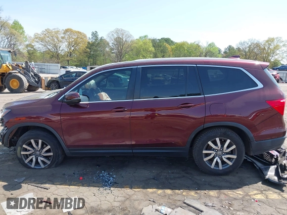 2021 Honda Pilot EX-L with VIN 5FNYF5H56MB012112, listed as a IAAI auction lot 41934360 with 46,820 mi miles. Bid and sale history available at carsss.com. Image 14.