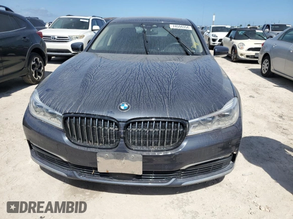 2018 BMW 7 Series ALPINA B7 xDrive with VIN WBA7F2C57JG424491, listed as a Copart auction lot 74594354 with 0 mi miles and Non Repairable. Bid and sale history available at carsss.com. Image 5.