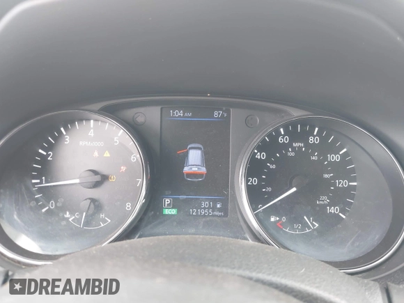 2018 Nissan Rogue SV with VIN 5N1AT2MTXJC748214, listed as a IAAI auction lot 42145360 with 121,955 mi miles. Bid and sale history available at carsss.com. Image 7.