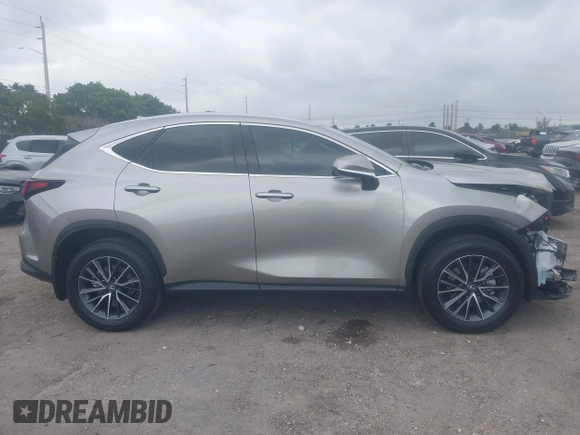 2025 Lexus NX 250 with VIN 2T2ADCAZ4SC024801, listed as a IAAI auction lot 41727939 with 77 mi miles and . Bid and sale history available at DreamBid. Image 14.