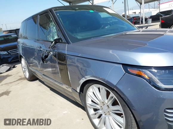 2019 Land Rover Range Rover с VIN SALGS5RE8KA563002, выставлен на аукционе IAAI как лот 41977296 с пробегом Не указан миль и . История ставок и продаж доступна на DreamBid. Изображение 18.