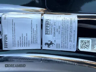 2012 Ferrari California z VIN ZFF65TJA1C0186660, wystawiony jako Copart lot #79966064 z przebiegiem 18 917 mil mil oraz Szkody całkowita. Historia ofert i sprzedaży dostępna na DreamBid. Obrazek 10.