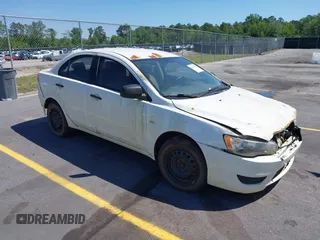 2009 Mitsubishi Lancer DE with VIN JA3AU16U29U040688, listed as a IAAI auction lot 42116109 with 202,015 mi miles. Bid and sale history available at carsss.com. Image 1.
