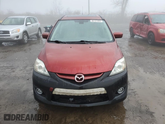 2008 Mazda 5 Sport with VIN JM1CR293380308299, listed as a Copart auction lot 86131404 with 297,735 mi miles and Salvage Title. Bid and sale history available at carsss.com. Image 5.