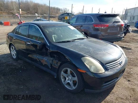 2004 Infiniti G35 w/Leather with VIN JNKCV51E74M113978, listed as a IAAI auction lot 41759577 with 174,290 mi miles and . Bid and sale history available at DreamBid. Image 1.