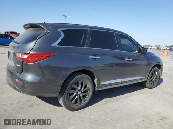 2013 Infiniti JX35 with VIN 5N1AL0MN8DC317994, listed as a Copart auction lot 76059494 with 164,953 mi miles and Clean Title. Bid and sale history available at carsss.com. Image 3.