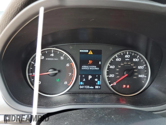 2024 Mitsubishi Eclipse Cross LE with VIN JA4ATVAAXRZ016922, listed as a Copart auction lot 59605735 with 41,133 mi miles and Salvage title. Bid and sale history available at DreamBid. Image 9.