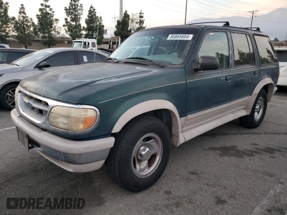 1995 Ford Explorer Eddie Bauer z VIN 1FMDU32X0SZB44174, wystawiony jako Copart lot #86865604 z przebiegiem 79 354 mil mil oraz Czysty tytuł • Clean title. Historia ofert i sprzedaży dostępna na DreamBid. Obrazek 1.