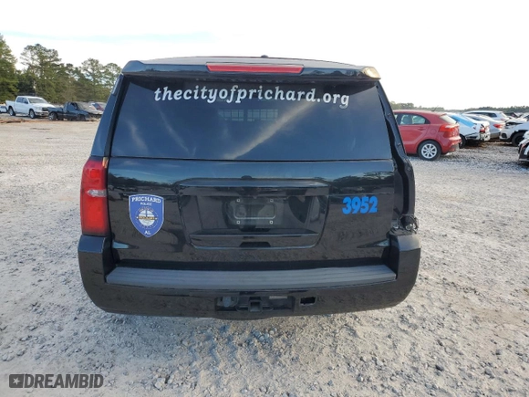 2020 Chevrolet Tahoe Commercial with VIN 1GNLCDEC4LR233952, listed as a Copart auction lot 41611725 with 67,107 mi miles and Salvage Title. Bid and sale history available at carsss.com. Image 6.