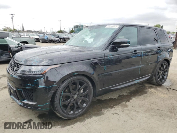 2022 Land Rover Range Rover Sport HSE Silver Edition with VIN SALWR2SU2NA222660, listed as a Copart auction lot 55740745 with 58,985 mi miles and Salvage title. Bid and sale history available at DreamBid. Image 1.